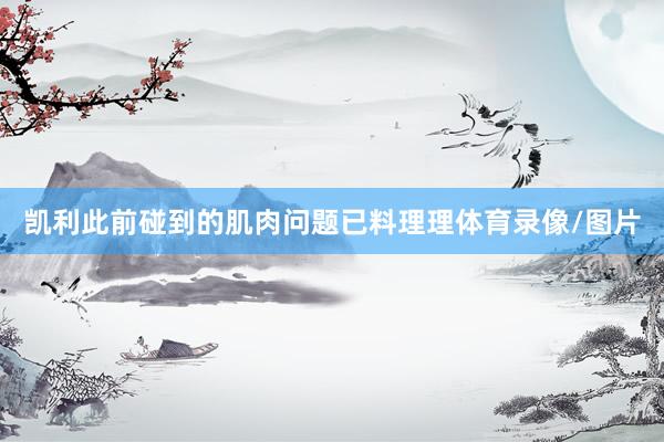 凯利此前碰到的肌肉问题已料理理体育录像/图片