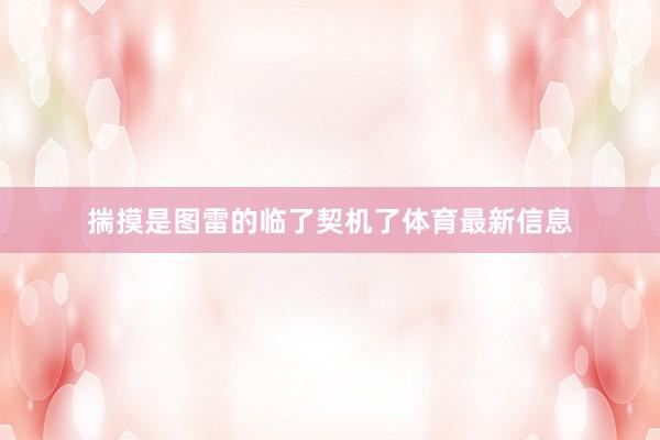 揣摸是图雷的临了契机了体育最新信息