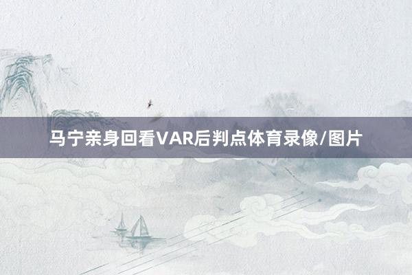 马宁亲身回看VAR后判点体育录像/图片